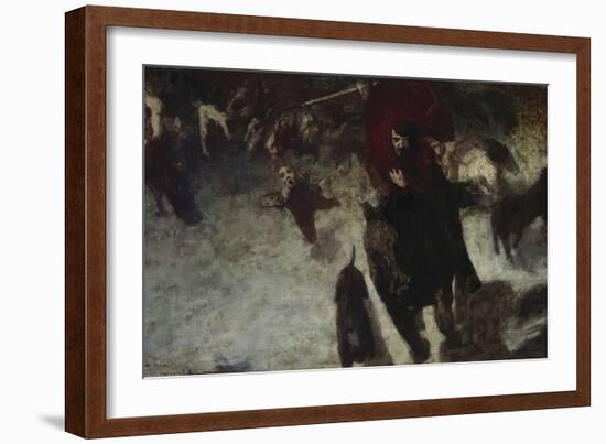 Wild Hunt, about 1889-Franz von Stuck-Framed Giclee Print