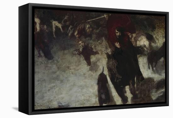 Wild Hunt, about 1889-Franz von Stuck-Framed Stretched Canvas
