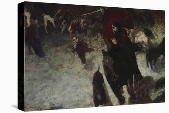 Wild Hunt, about 1889-Franz von Stuck-Stretched Canvas