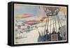 Wild Ideas a Race-Meeting of the Future-Albert Guillaume-Framed Stretched Canvas