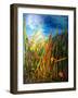 wild iris water snake-jocasta shakespeare-Framed Giclee Print