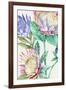 Wild King Protea-Alex Black-Framed Art Print