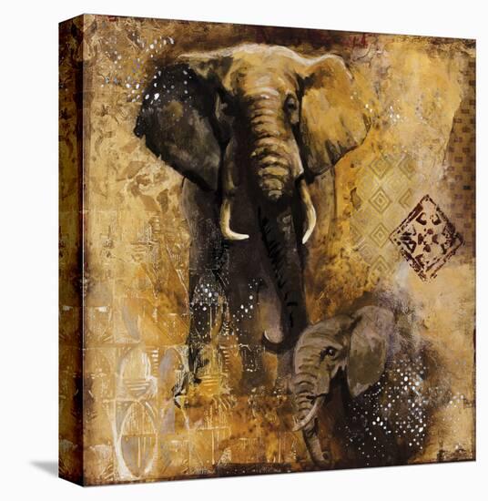 Wild Kingdom III-Georgie-Stretched Canvas