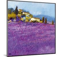 Wild Lavender, Provence-Hazel Barker-Mounted Art Print