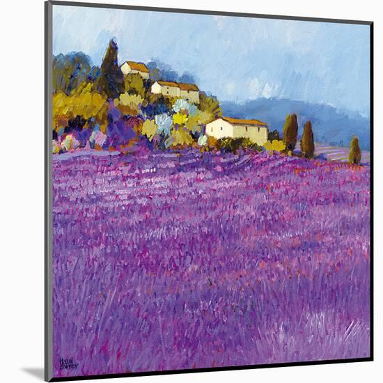 Wild Lavender, Provence-Hazel Barker-Mounted Art Print