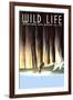 Wild Life-Frank S. Nicholson-Framed Art Print