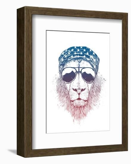 Wild Lion-Balazs Solti-Framed Art Print