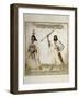 Wild Man and Woman in the Region of Ireland, Watercolor Print, Newport, 1712-null-Framed Giclee Print