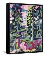 Wild Mountain (Mountain Forest; Summer Forest); Wildboden (Bergwald; Sommerlicher Waldweg),…-Ernst Ludwig Kirchner-Framed Stretched Canvas