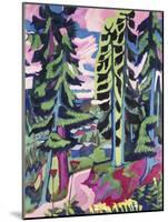 Wild Mountain (Mountain Forest; Summer Forest); Wildboden (Bergwald; Sommerlicher Waldweg),…-Ernst Ludwig Kirchner-Mounted Giclee Print
