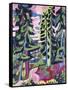 Wild Mountain (Mountain Forest; Summer Forest); Wildboden (Bergwald; Sommerlicher Waldweg),…-Ernst Ludwig Kirchner-Framed Stretched Canvas