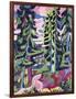 Wild Mountain (Mountain Forest; Summer Forest)-Ernst Ludwig Kirchner-Framed Giclee Print