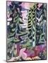 Wild Mountain (Mountain Forest; Summer Forest)-Ernst Ludwig Kirchner-Mounted Premium Giclee Print