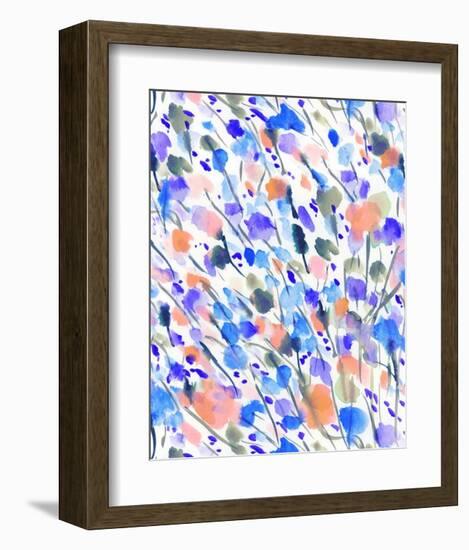 Wild Nature Blue-Jacqueline Maldonado-Framed Art Print