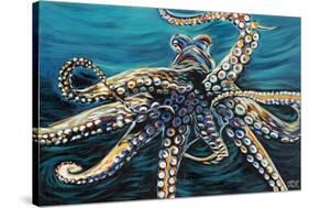 Wild Octopus II-Carolee Vitaletti-Stretched Canvas