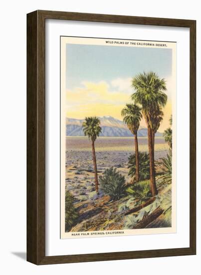Wild Palms, Palm Springs-null-Framed Art Print