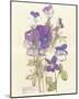 Wild Pansy-Charles Rennie Mackintosh-Mounted Premium Giclee Print