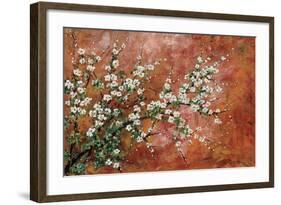 Wild Plum Blossoms-Zachary Alexander-Framed Art Print