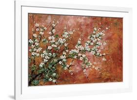 Wild Plum Blossoms-Zachary Alexander-Framed Art Print