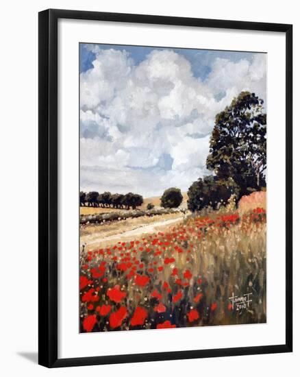 Wild Poppies, Hertfordshire, 2010-Cruz Jurado Traverso-Framed Giclee Print