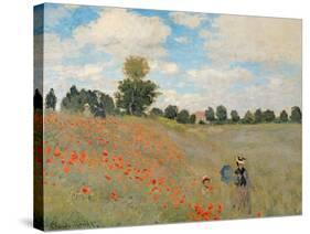 Wild Poppies, Near Argenteuil (Les Coquelicots: Environs D'Argenteuil), 1873-Claude Monet-Stretched Canvas