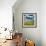 Wild Poppies (Papaver Rhoeas) and Wild Grasses in Front of Sierra Nevada Mountains, Spain-Giles Bracher-Framed Photographic Print displayed on a wall