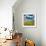 Wild Poppies (Papaver Rhoeas) and Wild Grasses in Front of Sierra Nevada Mountains, Spain-Giles Bracher-Framed Photographic Print displayed on a wall