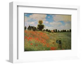 Wild Poppies-Claude Monet-Framed Art Print