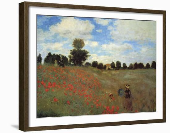 Wild Poppies-Claude Monet-Framed Art Print