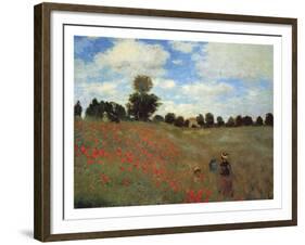 Wild Poppies-Claude Monet-Framed Art Print