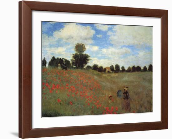 Wild Poppies-Claude Monet-Framed Art Print