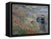 Wild Poppies-Claude Monet-Framed Stretched Canvas