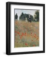 Wild Poppies-Claude Monet-Framed Art Print