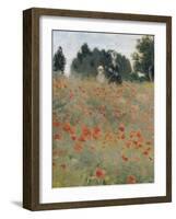 Wild Poppies-Claude Monet-Framed Art Print