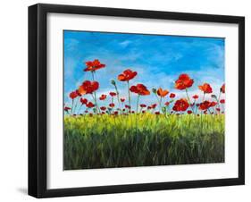 Wild Poppies-Julie DeRice-Framed Art Print