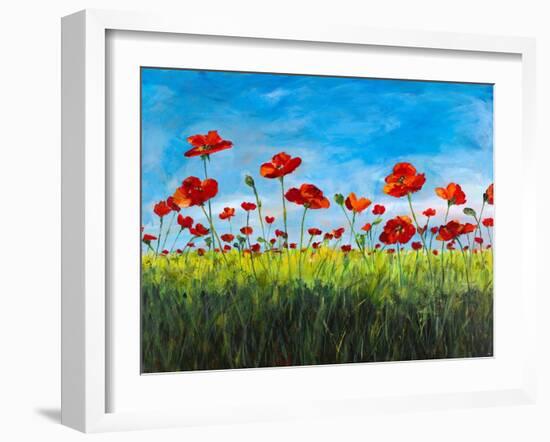 Wild Poppies-Julie DeRice-Framed Art Print