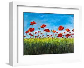 Wild Poppies-Julie DeRice-Framed Art Print