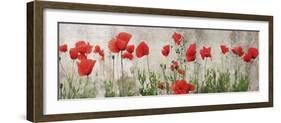 Wild Poppy Panorama-Pete Kelly-Framed Giclee Print