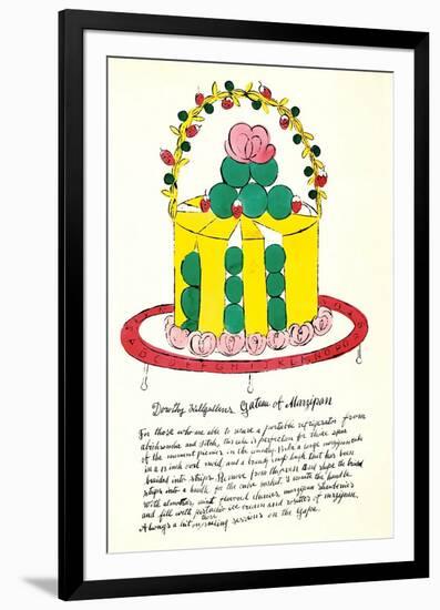 Wild Raspberries, c.1959 (yellow and green)-Andy Warhol-Framed Giclee Print