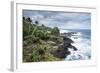 Wild Rocky Coast of Upolu, Samoa, South Pacific, Pacific-Michael Runkel-Framed Photographic Print