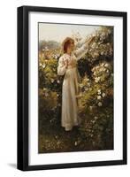 Wild Rose, 1908 (Oil on Canvas)-Robert Payton Reid-Framed Giclee Print