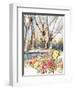 Wild Rose Pond-Neela Pushparaj-Framed Premium Giclee Print