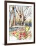 Wild Rose Pond-Neela Pushparaj-Framed Giclee Print