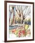 Wild Rose Pond-Neela Pushparaj-Framed Giclee Print