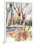 Wild Rose Pond-Neela Pushparaj-Framed Premium Giclee Print