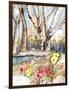 Wild Rose Pond-Neela Pushparaj-Framed Premium Giclee Print