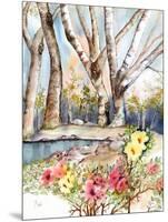 Wild Rose Pond-Neela Pushparaj-Mounted Premium Giclee Print