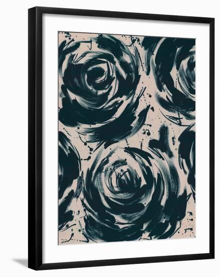 Wild Rose-Tanuki-Framed Giclee Print