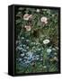 Wild Roses, Forget-Me-Nots and Daisies-Otto Franz Scholderer-Framed Stretched Canvas