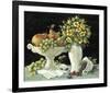 Wild Roses with Fruit-Janet Kruskamp-Framed Art Print